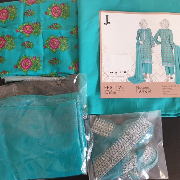 J. Embroidered 3 Piece Suit - Picture 5 of 9